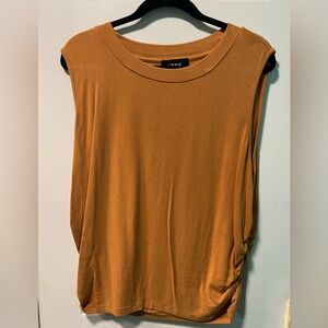 Cider ruched sleeveless top